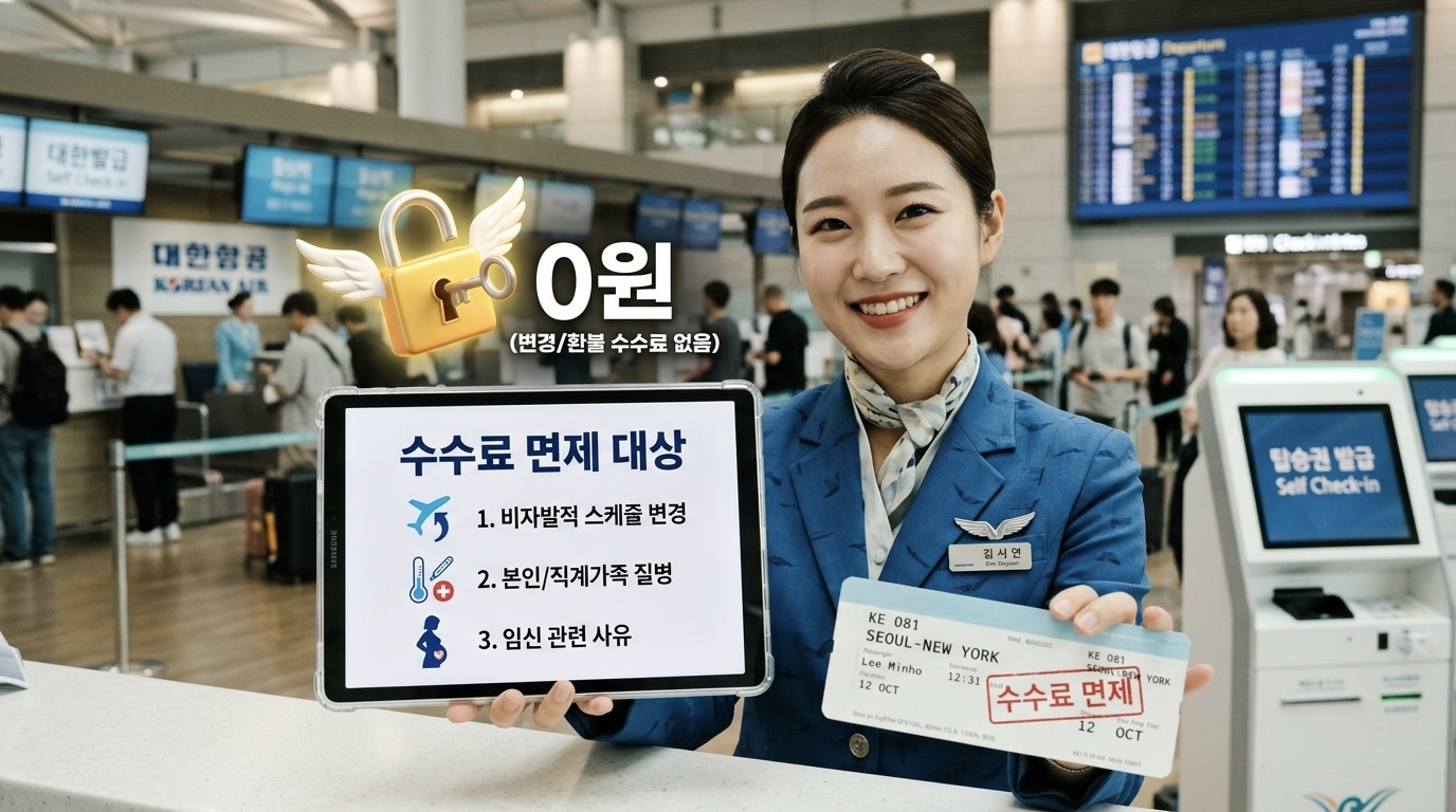 인천공항 승무원 수수료 면제
